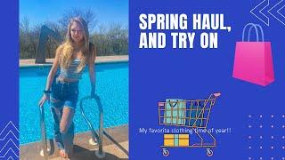 CUTE SPRING CLOTHING HAUL AND TRY ON