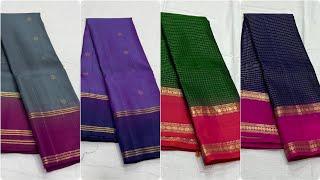 NICE KANCHIPURAM SILK SAREES |@millionsarees |#milliondesigns |whatsapp 6305863923