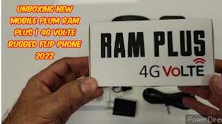 Unboxing New Mobile Plum RAM Plus | 4G Volte  Rugged Flip Phone 2022