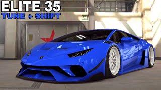 CSR2 Lamborghini Huracan Evo | (Elite 35) Fastest Tune & Shift Pattern