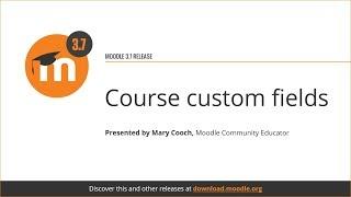 3.7 Course custom fields