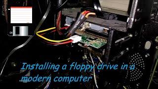 How NOT to install a floppy to USB adapter (Floppy Interface Adapter)