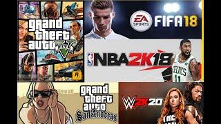 Download any Pc game for Free Gta V , WWE 2k20 and many more.....