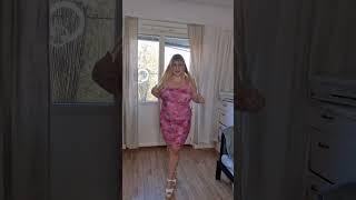 CURVY TRY ON OUTFIT OF THE DAY | Pink dress | Shein |  Upcoming haul |