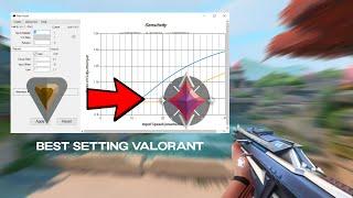 Best AIMBOT Setting For Valorant 800 Dpi | The BEST Raw Accel Guide