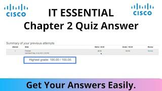 IT Essential Chapter 2 Quiz Answer | Chapter 2 IT Essential Answer | CISCO | Abhi_shek