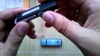 Флешка диктофон 2 in 1 Mini 4GB USB Pen Flash Drive Disk Digital Hide Audio Voice Recorder