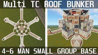 Small Group Multi-tc Roof bunker BASE Rust