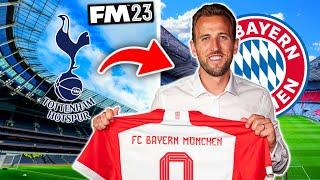 Harry Kane Leaves Spurs for Bayern Munich!  | FM23 5 Year Simulation