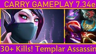 Templar Assassin 35+ Kills! Carry Gameplay - Dota 2 Top MMR