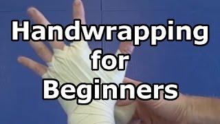 Hand wrapping Basics - How to wrap your hands for boxing, kickboxing, and Muay Thai with long wraps