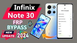 INFINIX NOTE 30 FRP BYPASS WITHOUT PC INFINIX NOTE 30 GOOGLE LOCK BYPASS INFINIX X6833B FRP UNLOCK