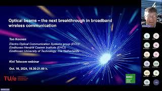 Webinar Telecommunicatie: Optical beams – the next breakthrough in broadband wireless communication