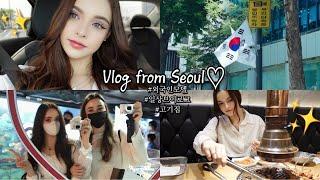 VLOG:A day in my life in Seoul,meeting with my  friend, shopping, korean barbecue  // 외국인 모델의 서울 일상