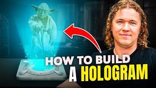Building a Real-Life Star Wars Hologram!