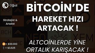 Bitcoin'de Hareket Hızı Artacak ! | Altcoinlerde Yine Ortalık Karışacak ! | Son Durum ?