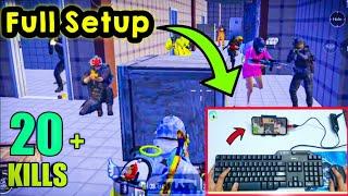 how to play PUBG/BGMI with keyboard and mouse in Mobile/BGMI with keyboard and mouse in Mobile/#bgmi
