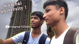 going for Admission in Mumbai University | Met my ig follower