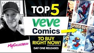 TOP 5 COMICS to Buy NOW on Veve Comics!! DAY ONE Picks!!!
