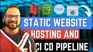 Project1: Host A Static Website on AWS And CI CD Pipeline - #10WeeksOfCloudOps