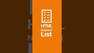 Create Numbered (Ordered) List in HTML #htmlbasics #htmltutorial