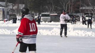 From a Child's View, Parents Find Full-Ice Hockey No Fun