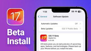 iOS 17 Public Beta Released - How to Install FOR FREE!