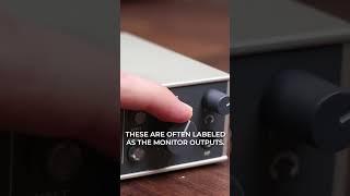 Audio Interface 101: Monitor Outputs