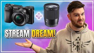 The Best Camera Set Up For Twitch/YouTube Streaming | Sigma 16mm f1.4 + Sony 16-50mm on Sony a6000!