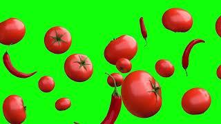 Tomato Flying Green Screen, Motion Graphics #tomato #3d #motiongraphics