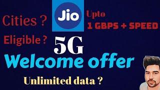 Jio 5G Welcome Offer | Jio Invitation And Cities | Beta test