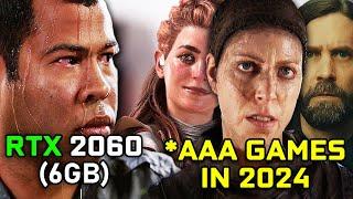 RTX 2060 vs AAA Games in 2024 | 6GB VRAM | Is it Still Capable | 15 Latest Games Tested | Benchmark