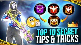Top 10 Secret Tips & Tricks  | Har Game Booyah Hoga | Solo Rank Push Tips