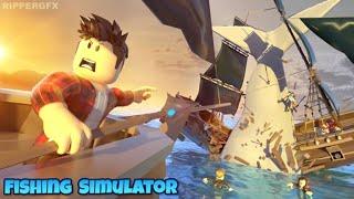 Fishing Simulator SHARKS AND HACKERS AND BOATS ️