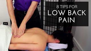 Massage Tutorial: 8 tips for low back pain