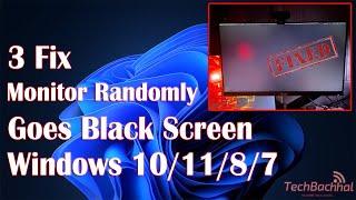 Monitor Randomly goes Black Screen (2024 FIX) Windows 10/11/8/7