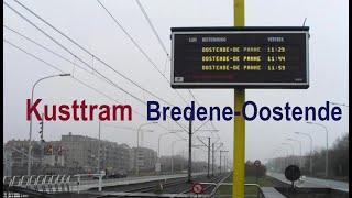 KUSTTRAM Fahrt Bredene - Oostende * Belgiens berühmte Küstenstraßenbahn * Belgium Coastal Tram ride