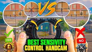 Handcam  Most Serious issue Aim & Sensitivity Settings  Guide / Explain With Handcam BGMI & PUBGM