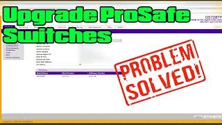 How to firmware update NetGear ProSafe