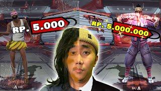 REVIEW AKUN FREE FIRE Rp 5.000 VS Rp 5.000.000