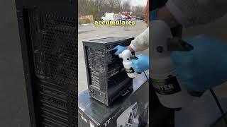 DUSTY PC CLEANING!  #pcrepair #pc #cleaning #gamingpc #pcgaming #egril #gamerguy #howtotech