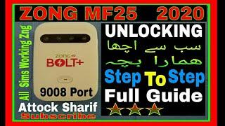 ZONG MF25 2020 9008 port Dead ALL CALL SIMS ZNG WORKING UNLOCKING UNLOCKS AttockSharif Subscribe