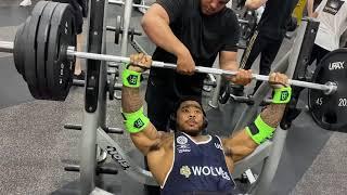 385 incline bench press