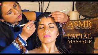 MARTHA  PANGOL, ASMR FACIAL MASSAGE, SOFT SPOKEN, Whispering, Cuenca, RUHSAL TEMİZLİK