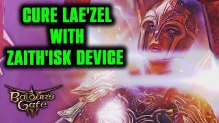 Lae'zel use Githyanki Zaith'isk Device to Cure Tadpole Parasite in Baldur's Gate 3 | Cure Lae'zel