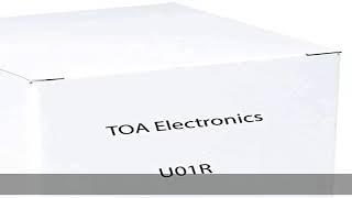 TOA U-01R Unbalanced Line Input Module with RCA Jack Connector and Gain Control For use with 900 Se