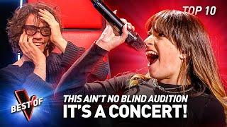 They turned their Blind Audition into a CONCERT on The Voice  | Top 10