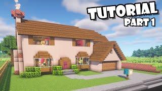 How to Build The Simpsons House | Minecraft Tutorial Part 1