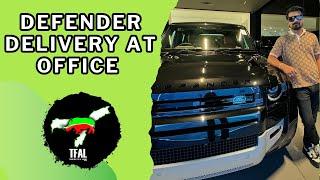 DEFENDER DELIVERY AT OFFICE