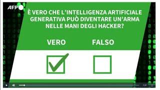 ANSA VERIFIED - E' vero che l'IA generativa puo' diventare un'arma per gli hacker?